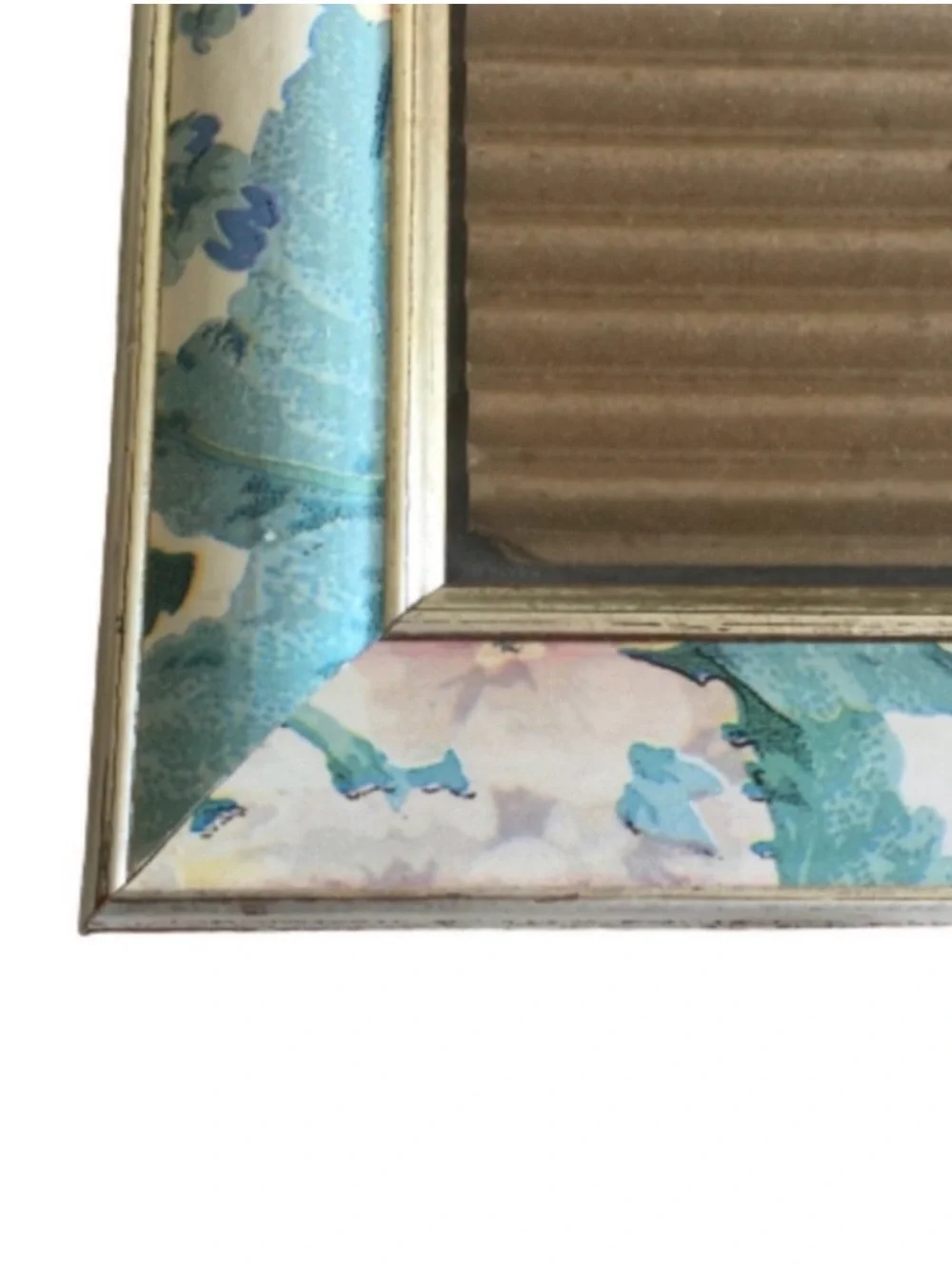NATIONAL Vintage Floral Picture Frame Cottagecore Shabby Chic  Botanical Gold